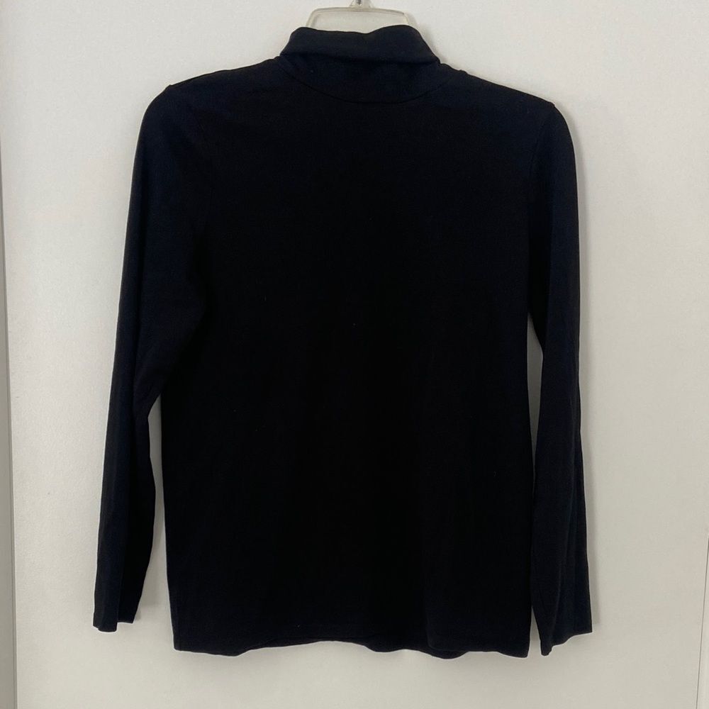 ✨5 for $15✨ Chicos Black Long Sleeve Turtleneck Top